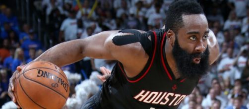 James Harden helped lead the Rockets to a big win over Golden State on Thursday (Nov. 15). [Image via NBA/YouTube]