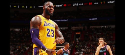 LeBron James put on a show on Saturday with 51 points against the Miami Heat. [Image via NBA/YouTube]