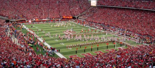 The Nebraska football team talked Iowa and the season on Monday [Image courtesy Bobak Ha'Eri/Wikimedia Commons]