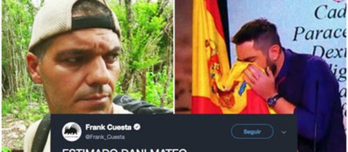 Frank Cuesta critica a Dani Mateo por sonarse los mocos con la bandera de Espa&ntilde;a