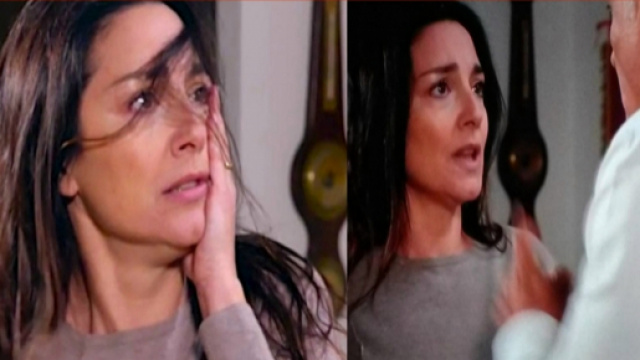 Un Posto al sole: Adele( Sara Ricci ) vittima della violenza del marito