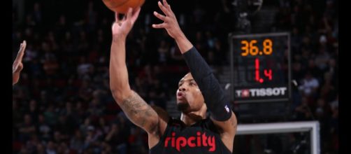 Damian Lillard helped lead Portland to their 12th win of the season. [Image via NBA/YouTube]
