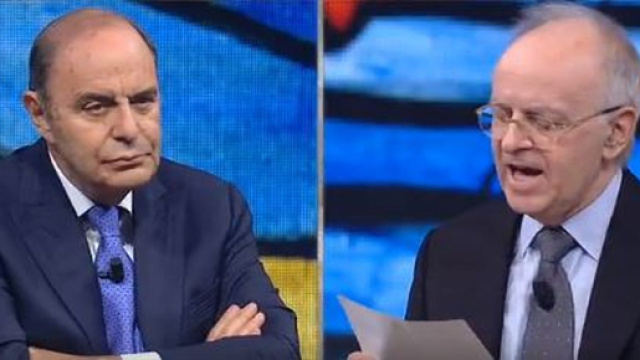 Battibecco in diretta tra Vespa e Davigo su La 7