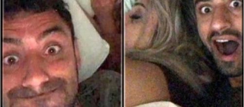 Daniel Correa, en la cama con Cristiana Brittes. / Marca