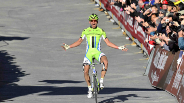 Moreno Moser, la vittoria alla Strade Bianche