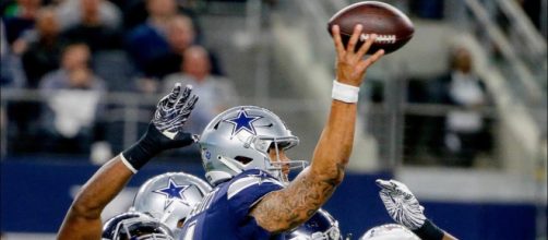 Dak Prescott led the Cowboys to a Thanksgiving Day win over the Redskins. [Image via Dallas Cowboys/YouTube]