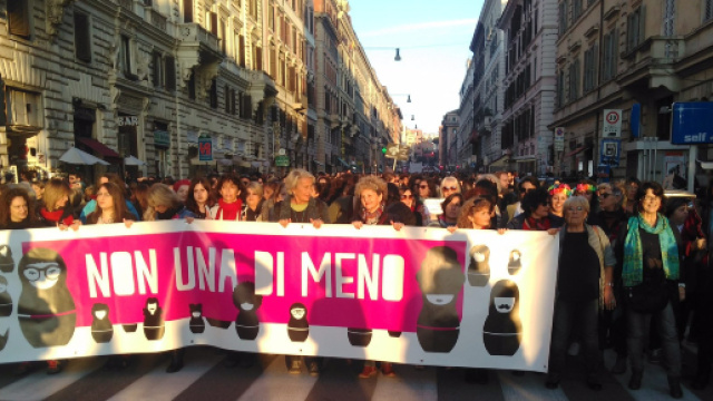Non una di Meno in piazza a Roma