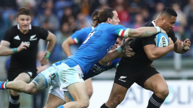Italia-Nuova Zelanda 3-66: 10 mete realizzate dagli All Blacks allo stadio Olimpico