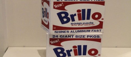 Andry Warhold's sculpture of Brillo boxes 1964 [Image Source: &nbsp;Jim, the Photographer Flickr]