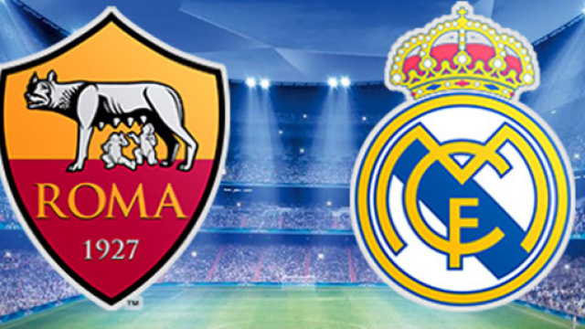La Roma affronta il Real Madrid.