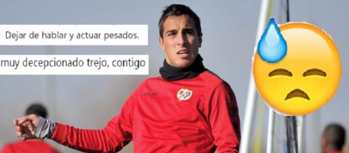 Trejo, criticado en Twitter por su bajo rendimiento y el del equipo.