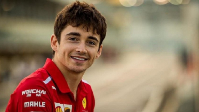 Charles Leclerc al debutto con la Ferrari ai test di Abu Dhabi