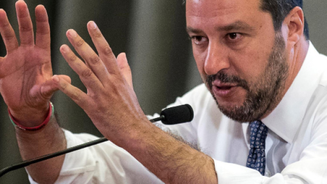 Matteo Salvini intervistato da Barbara D'Urso a Pomeriggio 5.