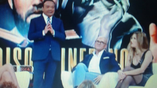 Piero Chiambretti con Cecilia Rodriguez, Alfonso Signorini ed Alessandra Cantini