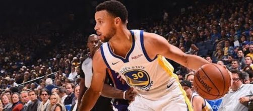 Stephen Curry and the Warriors lead the current NBA Power rankings. - [NBA / YouTube screencap]