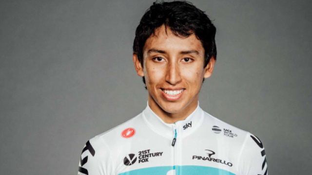 Egan Bernal, il giovane colombiano &egrave; stato blindato dal Team Sky
