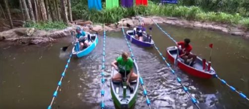 Campmates compete to save themselves from the first elimination (Image credit: I'm A Celebrity...Get Me Out Of Here!/ YouTube.com)