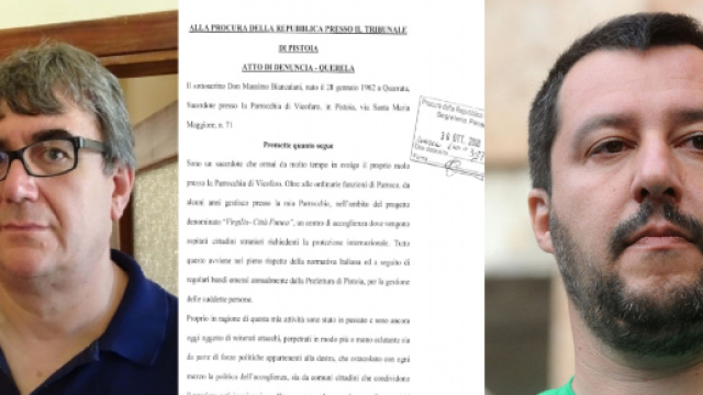 Don Biancalani querela Matteo Salvini per diffamazione