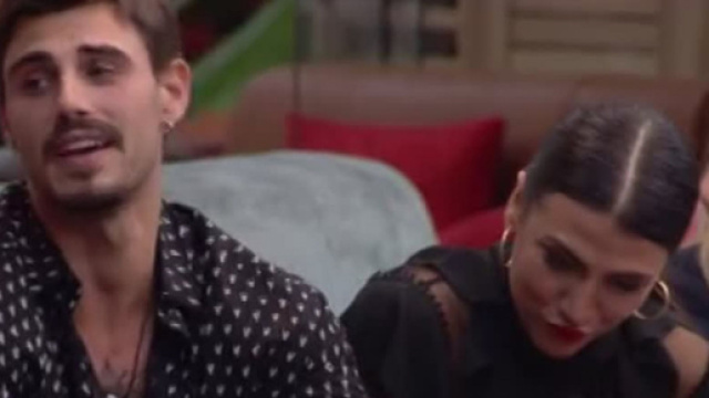 Francesco Monte e Giulia Salemi durante l'ottava puntata del GF Vip