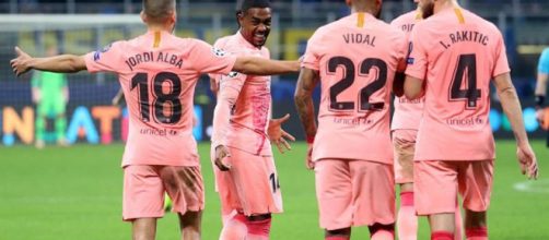 con gol de Malcom, el Barcelona logra el boleto a la siguiente fase de Champions League