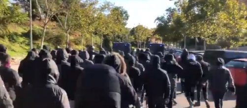 Los Boixos Nois, antes de la pelea con Bukaneros.