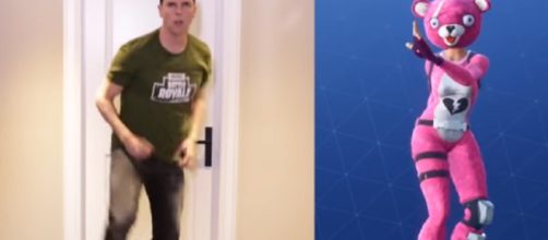 An epic 'Fortnite' dance challenge. - [Eh Bee Family / YouTube screencap]