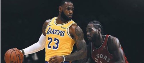 LeBron james and Kawhi Leonard - Image by basketballforever / Instagram