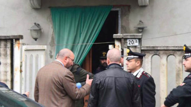 La casa di Portacomaro dove &egrave; avvenuto il delitto