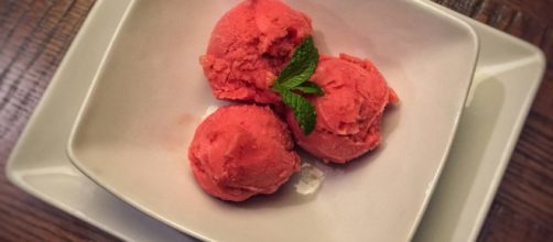 Blood orange sorbet at Biaggis in Omaha, NE. - [Shelby L. Bell / Flickr]