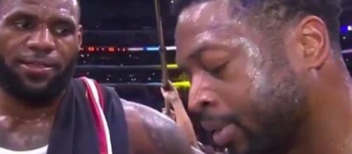 LeBron James and Dwyane Wade [YouTube screen capture]