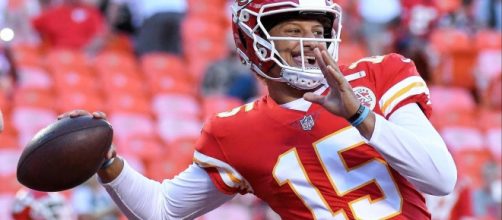 Patrick Mahomes led the Chiefs to a 27-24 win over Baltimore in Week 14's NFL games. - [NFL / YouTube screencap]