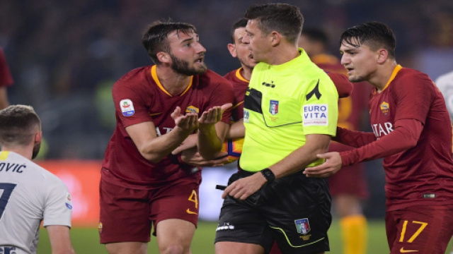 Continuano le polemiche per l'arbitraggio di Rocchi in Roma-Inter