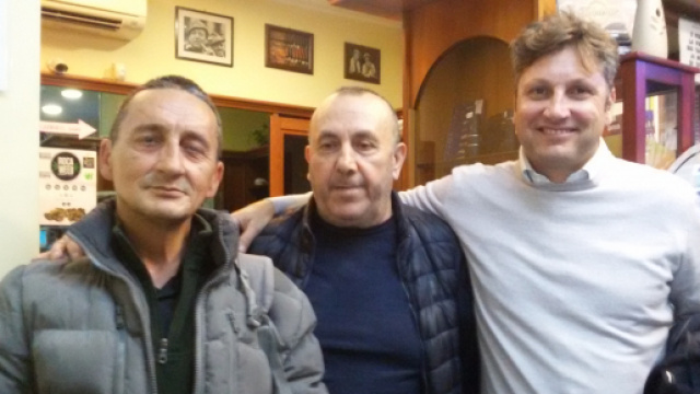 Da sinistra: Ruben, Giuseppe Torre, Omar Arrigoni. (ph. Valerio Esposti)