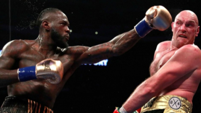 Deontay Wilder vs Tyson Fury, una fase del combattimento dello scorso 1 dicembre