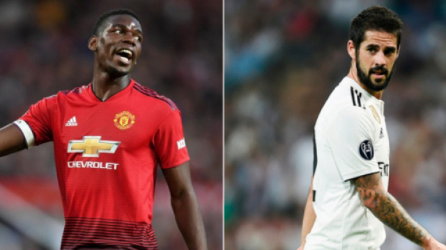 Paul Pogba e Isco (sito: tuttosport.com)