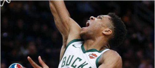 The Bucks' Greek Freak continues to dominate on a nightly basis. [Image via ESPN/YouTube screencap]