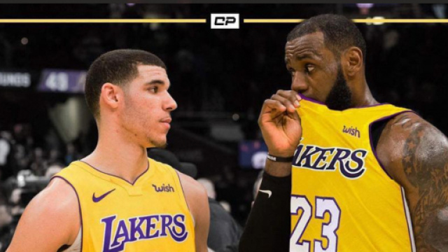 LeBron James et Lonzo Ball ont vu triple cette nuit.