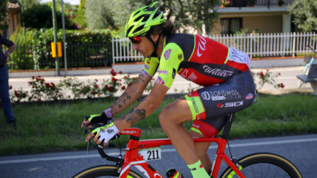 Filippo Pozzato in maglia Wilier Triestina