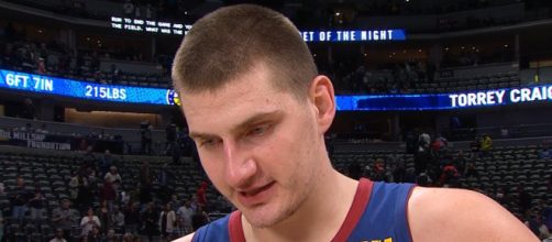Denver's Nikola Jokic is having an All-Star season in 2018. - [NBA / YouTube screencap]