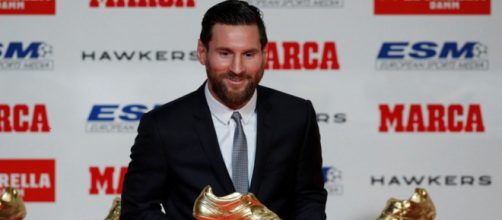 Leo Messi y su quinta Bota de Oro, el m&aacute;s ganador de la historia
