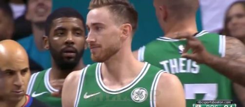 Gordon Hayward propelled the Boston Celtics to a big win over the Timberwolves on Saturday night. [Image via NBA/YouTube]