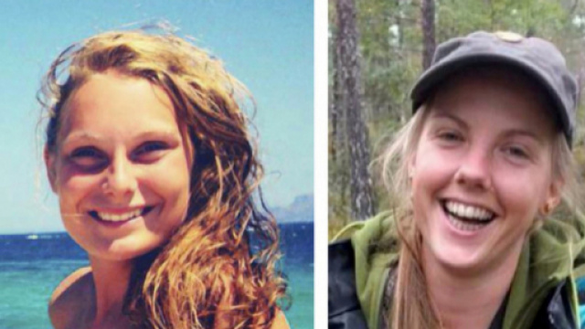 Louisa Vesterager Jespersen studentessa danese (sinistra), e Maren Ueland dalla Norvegia