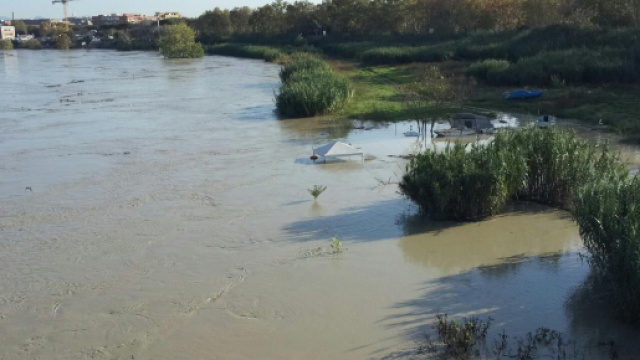 Oggi sono riprese le ricerche delle gemelline nel Tevere, ma senza esito.