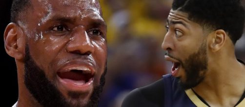 LeBron James' recent comments about Davis to the Lakers have a number of GMs suggesting he's tampering. - [The Fumble / YouTube screencap]