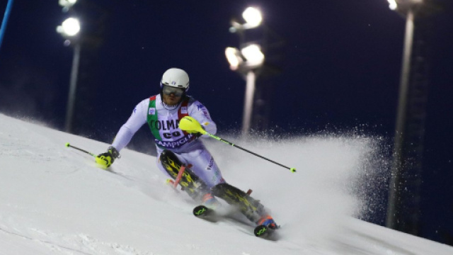 Giuliano Razzoli, quinto partendo col pettorale 69