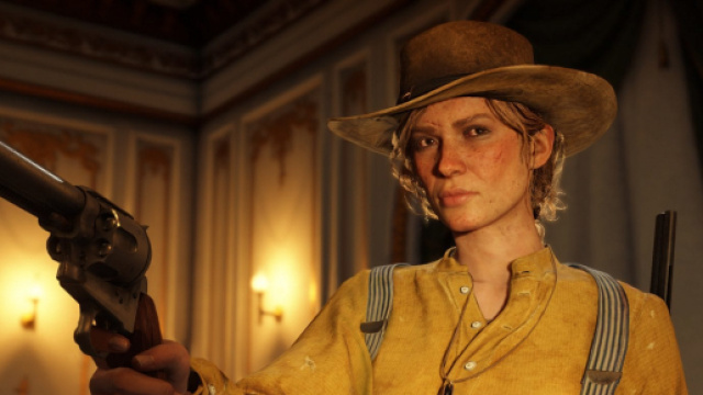 Sadie Adler &egrave; il personaggio femminile del gioco Red Dead Redemption 2