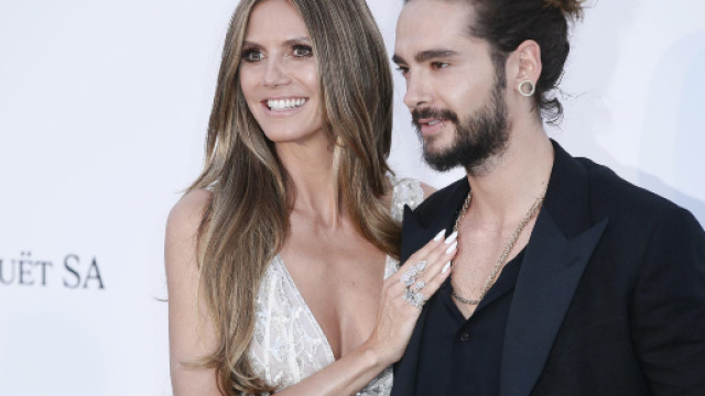 Heidi Klum e Tom Kaulitz dei Tokio Hotel insieme