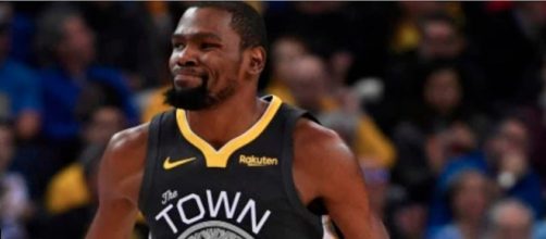 Kevin Durant and the Warriors are still the overall favorites to win the NBA title this season. - [NBA / YouTube screencap]