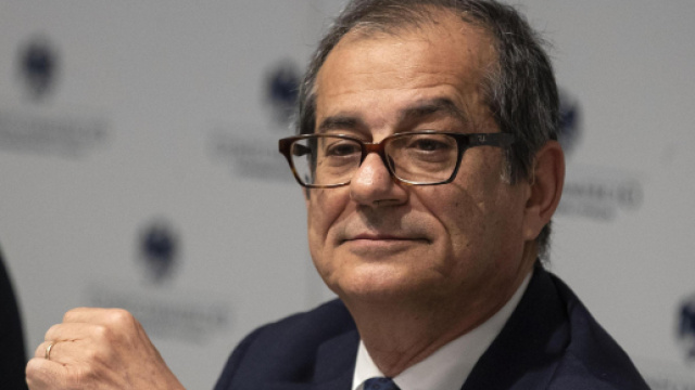 Il ministro dell'Economia Giovanni Tria durante la sua audizione in Commissione Bilancio alla Camera.