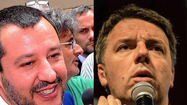 Nuovo scontro social tra Matteo Salvini e Matteo Renzi